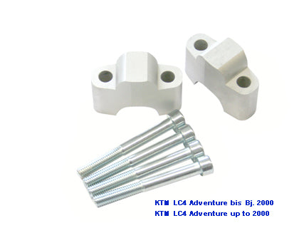 MV Motorrad / エムブイ モトラッド Handlebar Adapter SW Motech 30 mm higher KTM LC4 Adventure - leh0003910