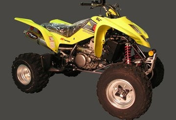 Marving マービングマフラー Single Big Oval Quad Atv Line アルミ (クワッド・4輪バイク)LTZ 400 2003 > SUZUKI Quad - EU/AL/ | EU/AL/S57