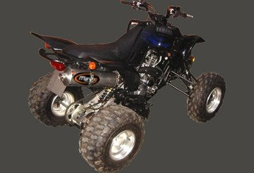 Marving マービングマフラー Single Big Oval Quad Atv Line アルミ (クワッド・4輪バイク)YFM 660 RAPTOR 2003 YAMAHA Quad - E | EU/AL/Y50