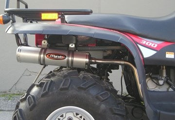 Marving マービングマフラー Single Small Oval Quad Atv Line アルミ (クワッド・4輪バイク)300 CLASSIC 4X4 2006 > LINHAI Quad | EU/ALO/L50
