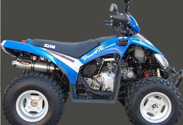 Marving マービングマフラー Single Round Ø 100 Quad Atv Line アルミ (クワッド・4輪バイク)TRUCK RUNNER 200 2006 > SYM Quad | EU/SE/SY44