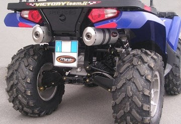 Marving マービングマフラー Group Small Oval Quad Atv Line アルミ (クワッド・4輪バイク)SPORTSMAN 800 2006/2008 POLARIS Qua | PO/61/IX