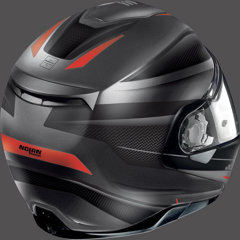 Nolan / ノーラン Flip-Up Helmet N100-5 ORBITER N-COM Grey Red | N15000536068