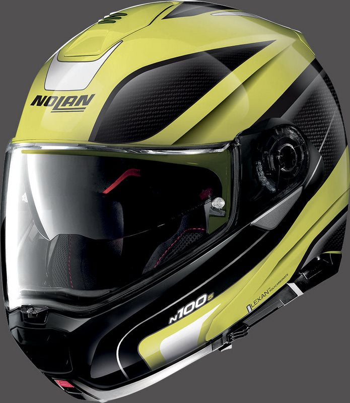 Nolan / ノーラン Flip-Up Helmet N100-5 ORBITER N-COM Led Yellow | N15000536072