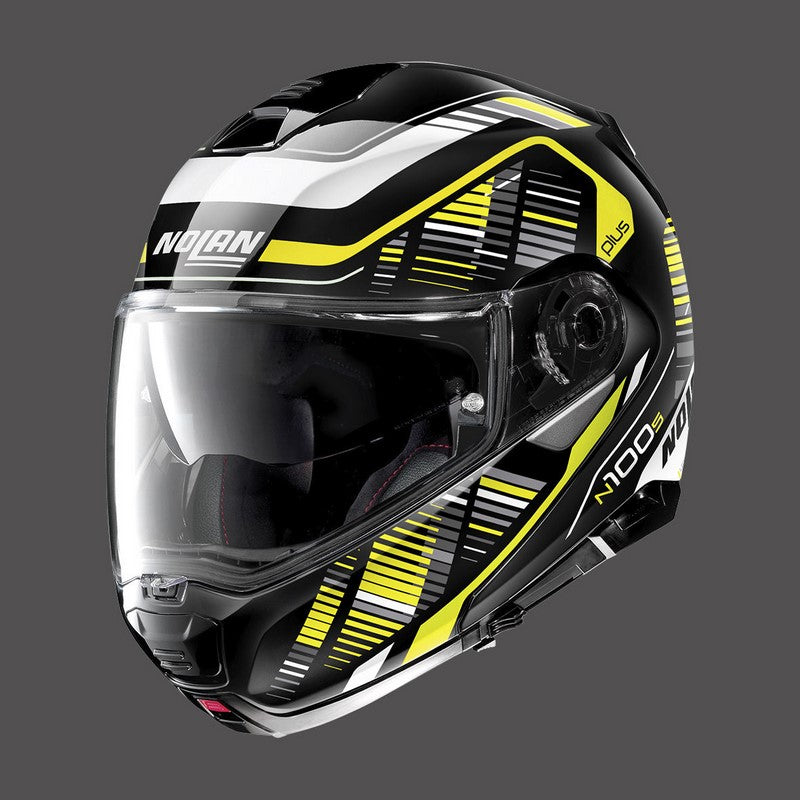 Nolan / ノーラン モジュラーヘルメット N100 5 Plus Starboard N-com ブラックイエロー | N1P000494046