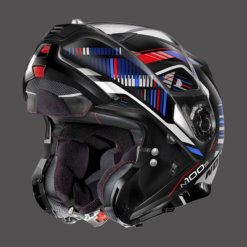 Nolan / ノーラン モジュラーヘルメット N100 5 Plus Starboard N-com ブルーレッド | N1P000494048