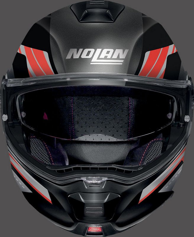 Nolan / ノーラン Flip-Up Helmet N100-5 P ILLUVIUM N-C Grey Red | N1P000535060