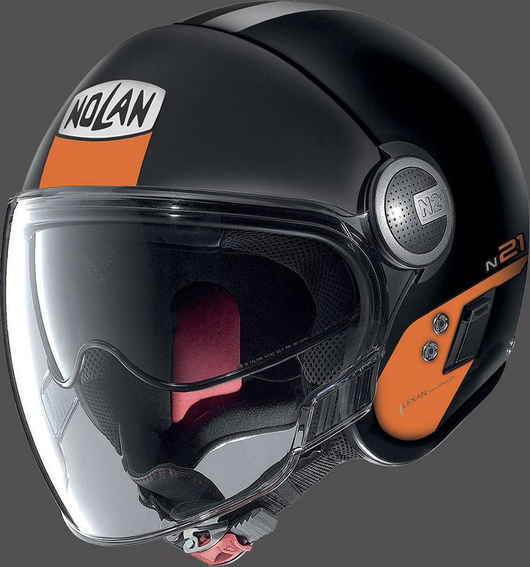 Nolan / ノーラン Jet Helmet N21 VISOR AGILITY Black Orange | N21000635116