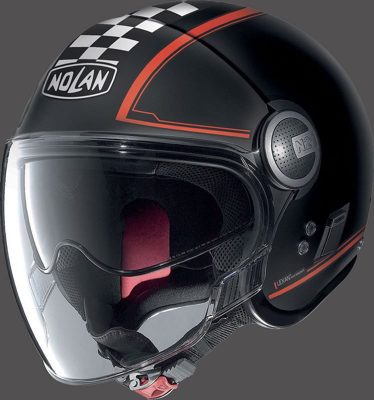 Nolan / ノーラン Jet Helmet N21 VISOR AMARCORD Black Red | N21000699110