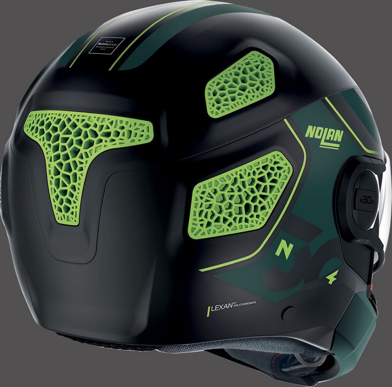 Nolan / ノーラン Modular Helmet N30-4 TP PARKOUR Green | N3D000662022