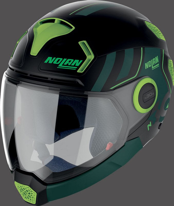 Nolan / ノーラン Modular Helmet N30-4 VP PARKOUR Green | N3E000662018