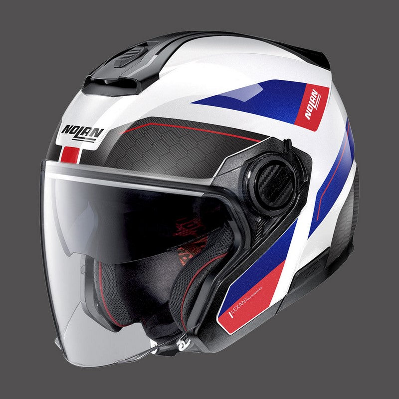 Nolan / ノーラン ジェットヘルメット N40 5 Pivot N-com ブルーレッド ホワイト | N45000526028