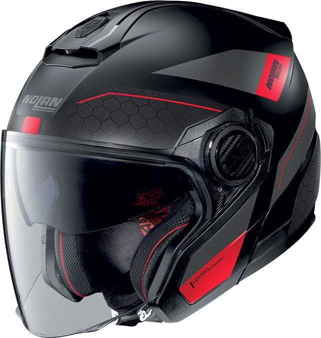 Nolan / ノーラン Jet Helmet N40-5 06 PIVOT N-COM Red Flat Black | N4Z000526025