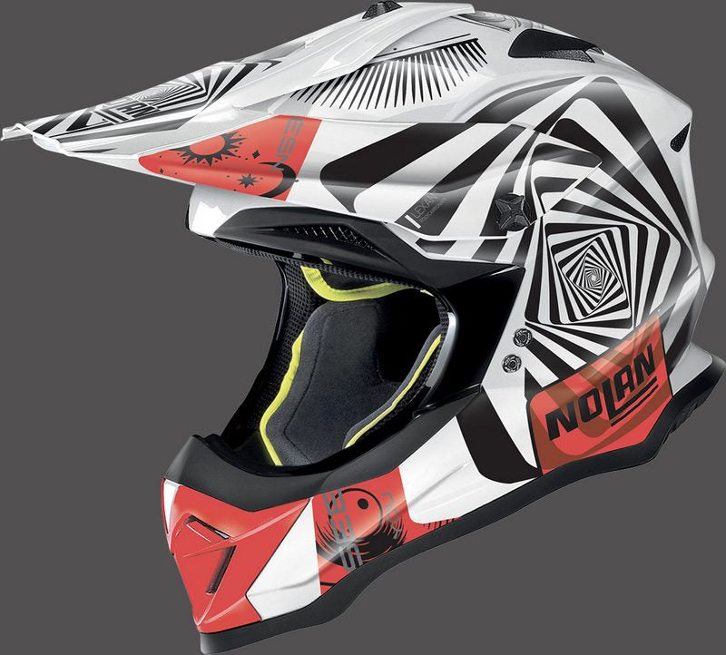 Nolan / ノーラン Full Face Helmet N53 RIDDLER White Red | N53000644085