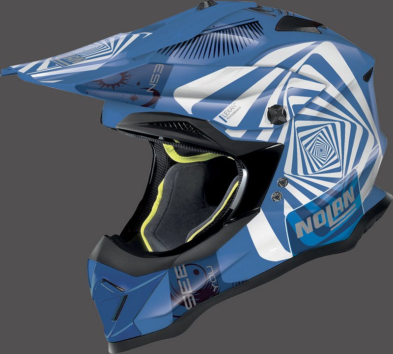 Nolan / ノーラン Full Face Helmet N53 RIDDLER Blue | N53000644086