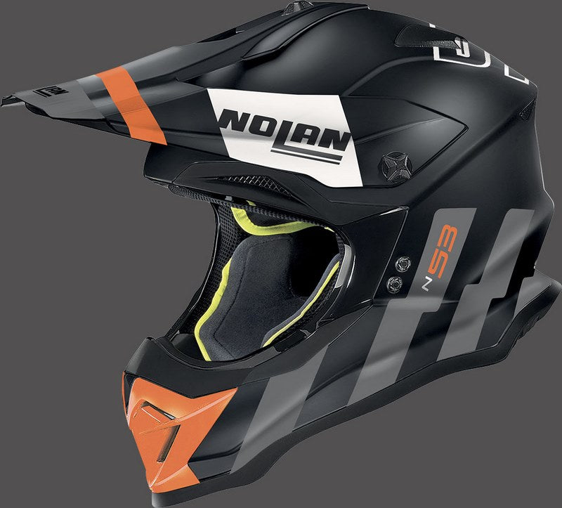 Nolan / ノーラン Full Face Helmet N53 SPARKLER Black Orange | N53000799092