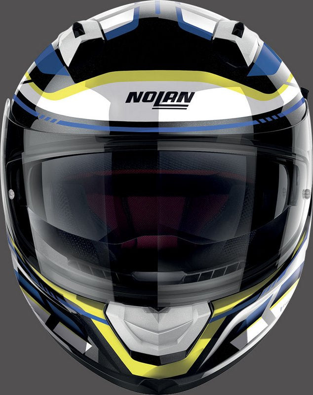 Nolan / ノーラン Full Face Helmet N60-6 LANCER White Yellow Blue | N66000618064