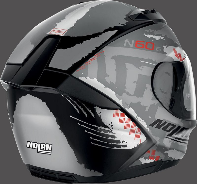 Nolan / ノーラン Full Face Helmet N60-6 WHEELSPIN Black White | N66000619058