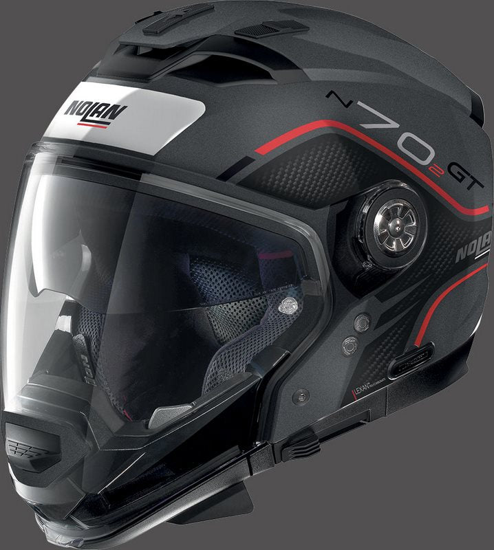 Nolan / ノーラン Modular Helmet N70-2 GT FLYWHEEL N-CO FLAT LAVA GREY | N7G000586052