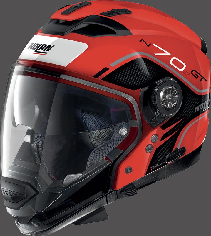 Nolan / ノーラン Modular Helmet N70-2 GT FLYWHEEL N-CO CORSA RED | N7G000586054