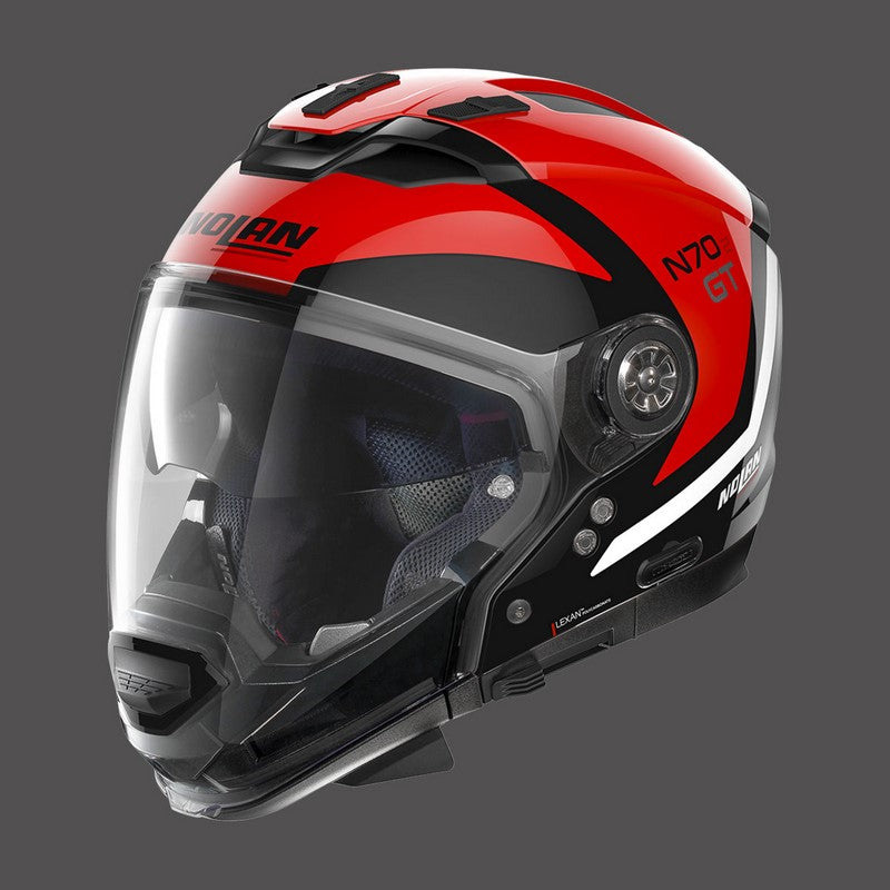 Nolan / ノーラン モジュラーヘルメット N70 2 Gt Glaring N-com レッド ブラック | N7G000798047