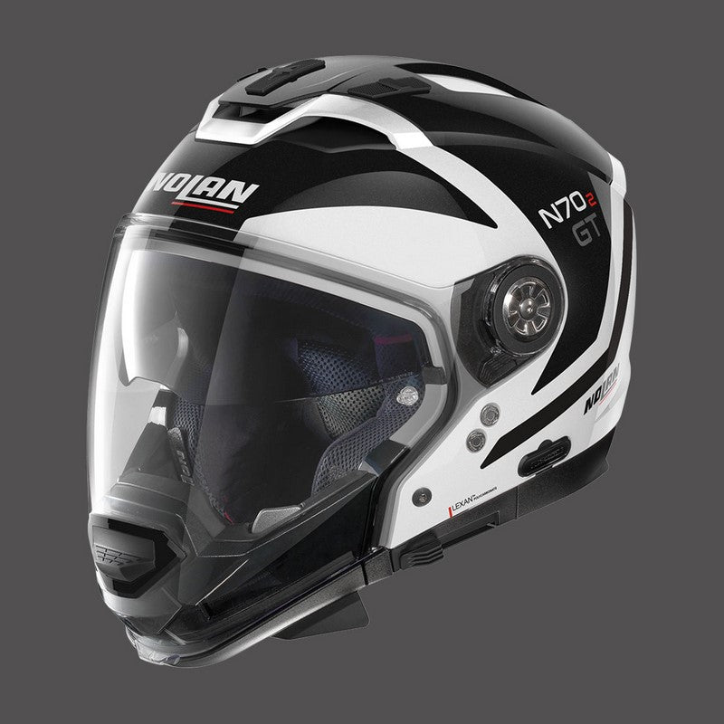 Nolan / ノーラン モジュラーヘルメット N70 2 Gt Glaring N-com ホワイト ブルー | N7G000798049