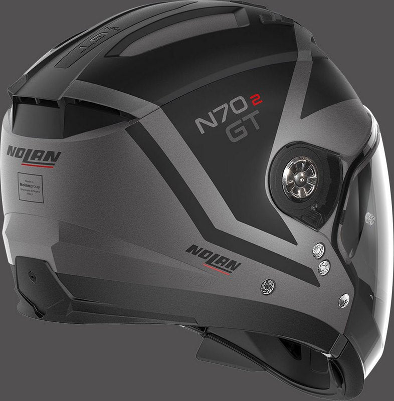 Nolan / ノーラン Modular Helmet N70-2 GT GLARING N-COM SLATE GREY | N7G000798051