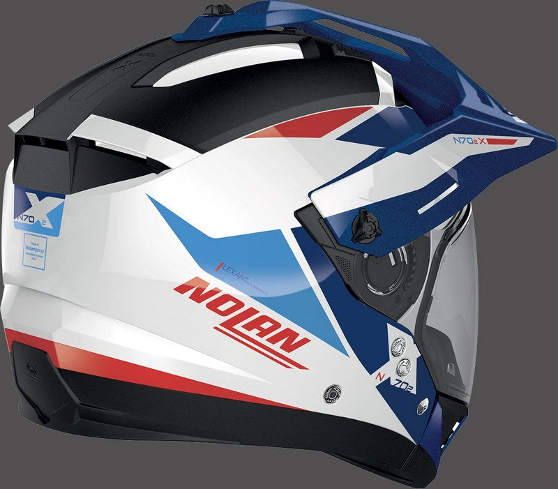 Nolan / ノーラン Full Face Helmet N70-2 X STUNNER N-COM Blue White | N7X000899053