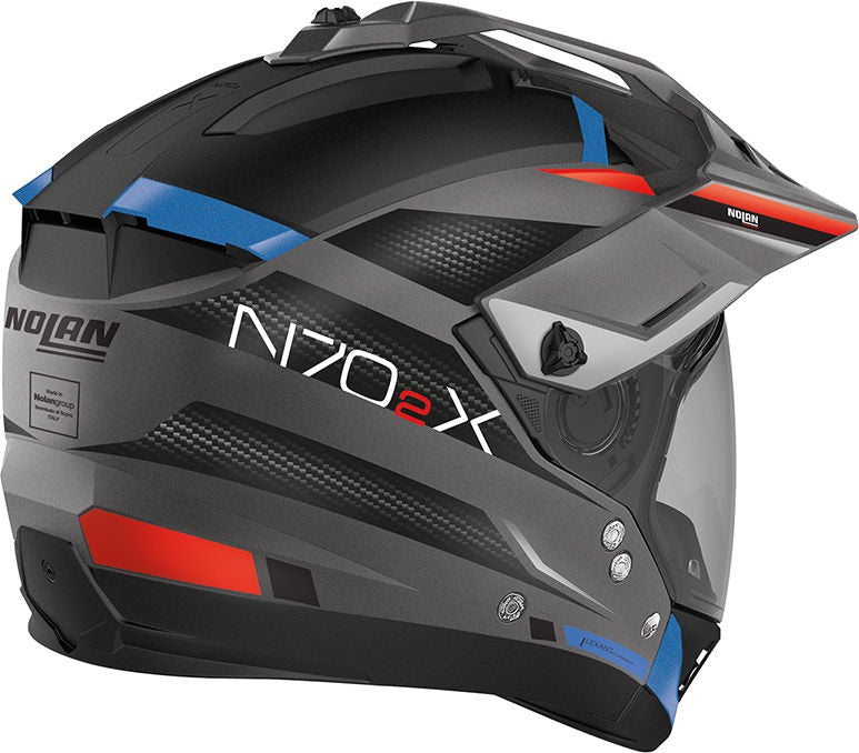 Nolan / ノーラン Modular Helmet N70-2 X 06 EARTHQUAKE Blue Black | N7Y000583048