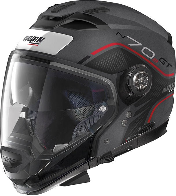 Nolan / ノーラン Modular Helmet N70-2 GT 06 FLYWHEEL N Lava Grey Matt | N7Z000586052