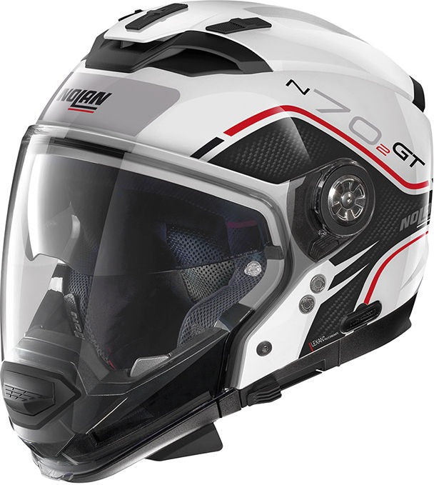 Nolan / ノーラン Modular Helmet N70-2 GT 06 FLYWHEEL N White | N7Z000586053
