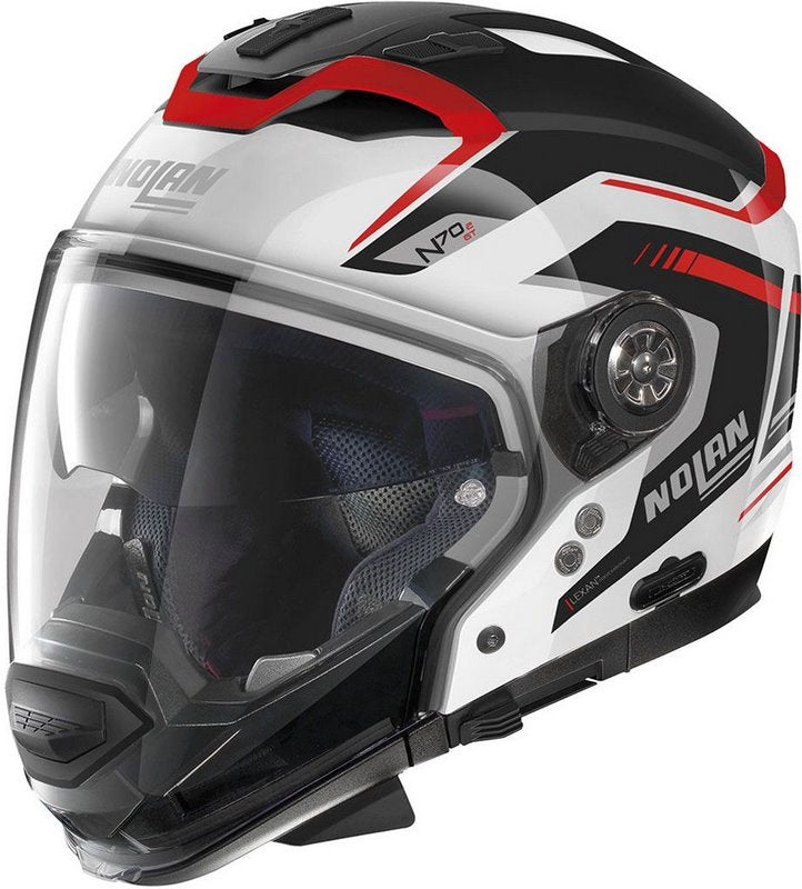 Nolan / ノーラン Modular Helmet N70-2 GT 06 SWITCHBACK METAL WHITE BLACK | N7Z000598060