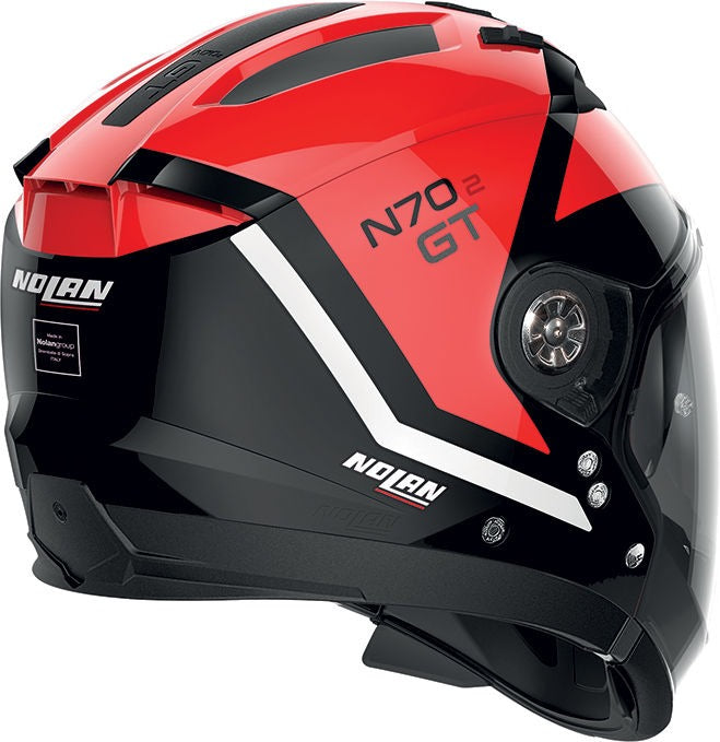 Nolan / ノーラン Modular Helmet N70-2 GT 06 GLARING N-C Red Black | N7Z000798047