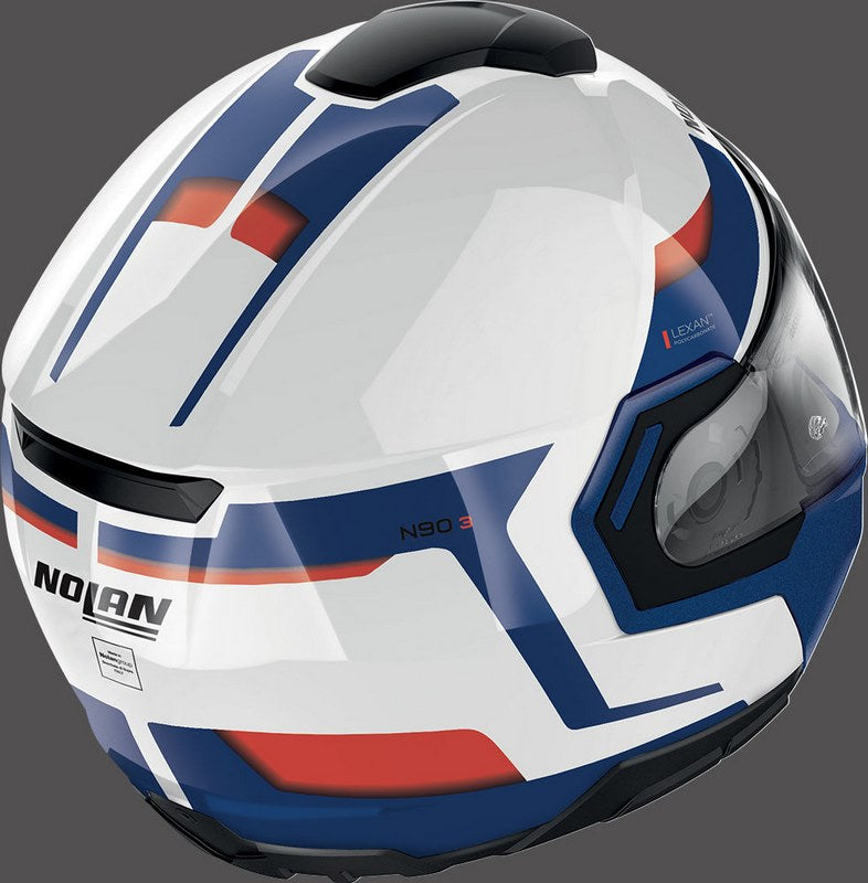 Nolan / ノーラン Flip-Up Helmet N90-3 REFLECTOR N-COM METAL WHITE | N93000537038