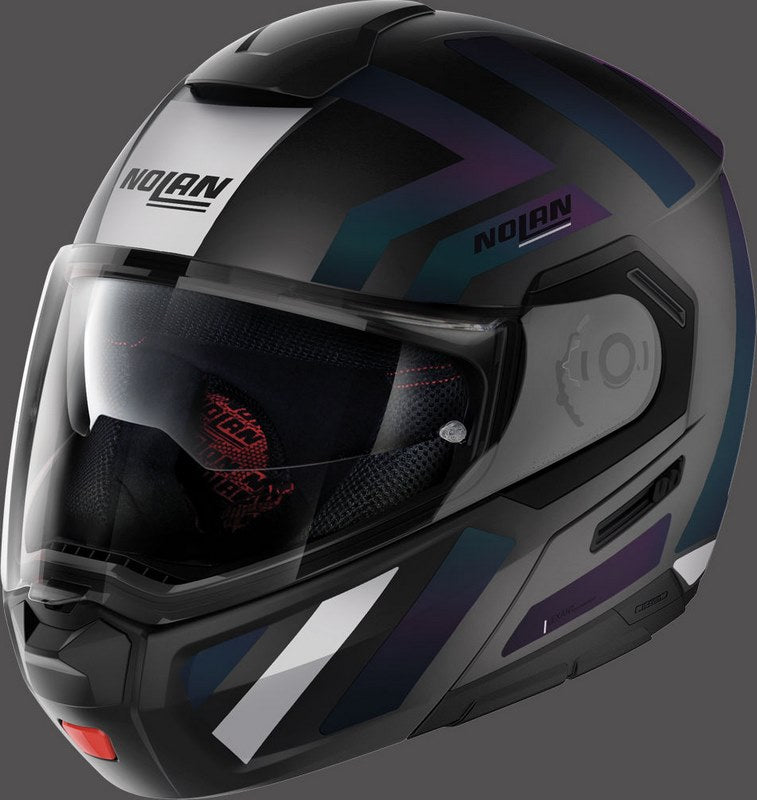 Nolan / ノーラン Flip-Up Helmet N90-3 LANEWAY N-COM FLAT BLACK | N93000649040
