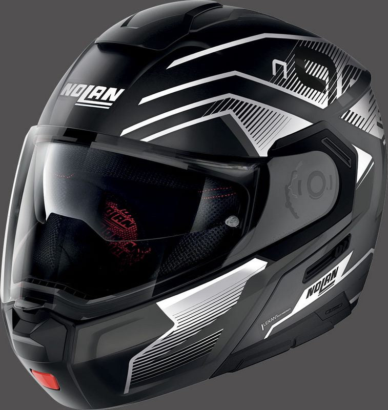Nolan / ノーラン Flip-Up Helmet N90-3 COMEBACK N-COM FLAT BLACK | N93000663043