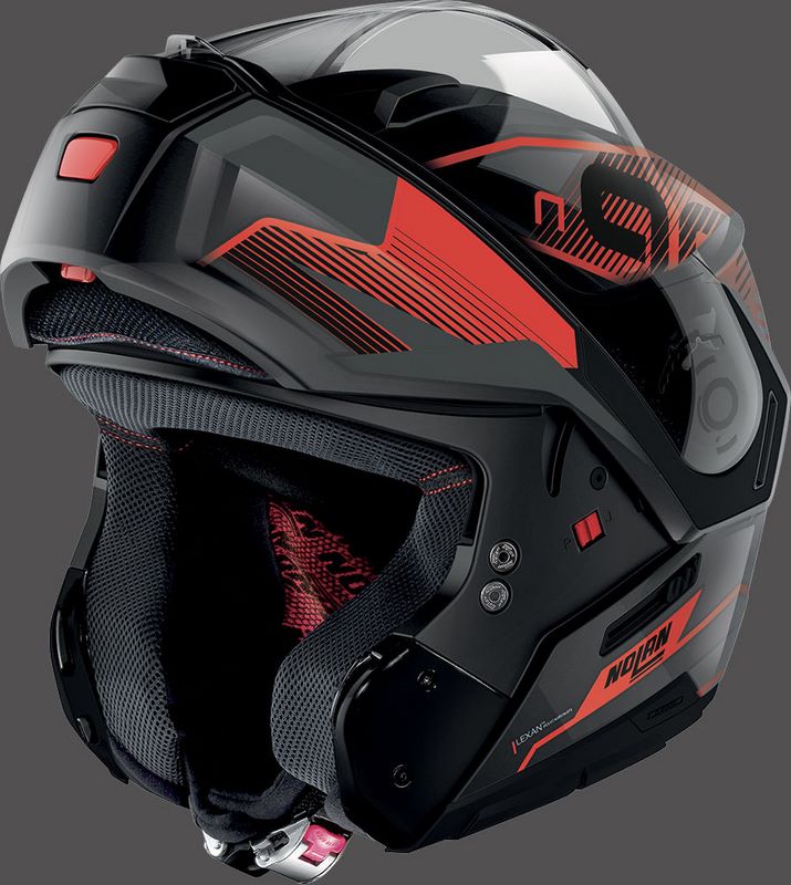 Nolan / ノーラン Flip-Up Helmet N90-3 COMEBACK N-COM METAL BLACK | N93000663044