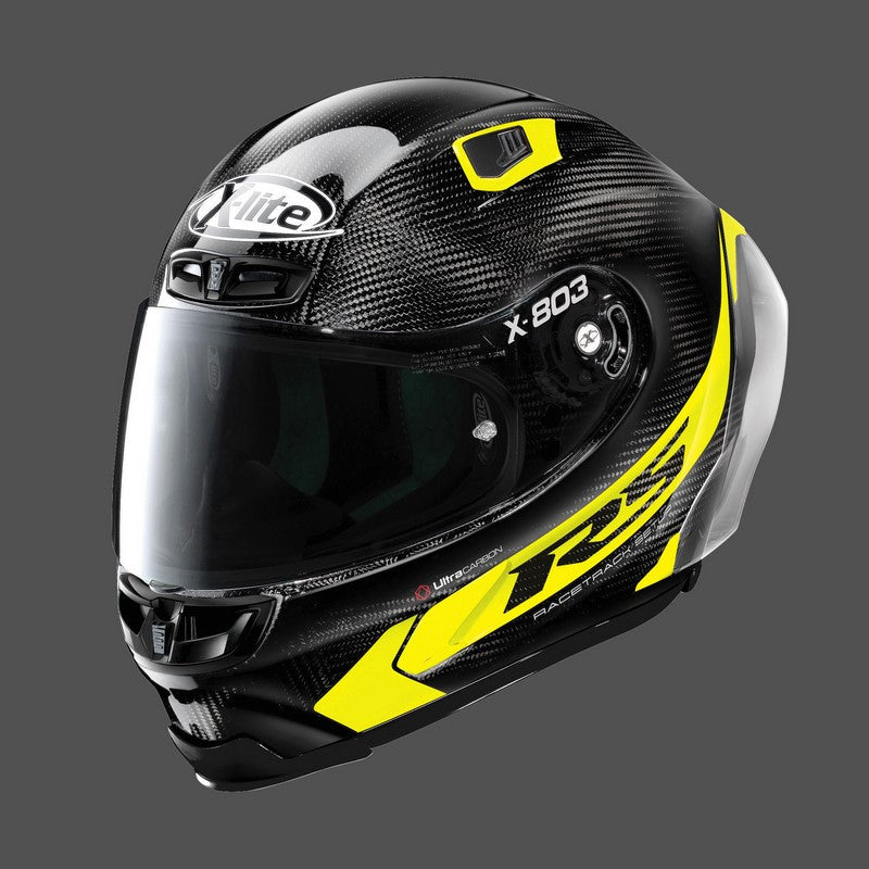 Nolan / ノーラン フルフェイスヘルメット X-lite X-803 Rs Ultra Carbon ヘルメット Hot Lap イエロー | U8R000482016