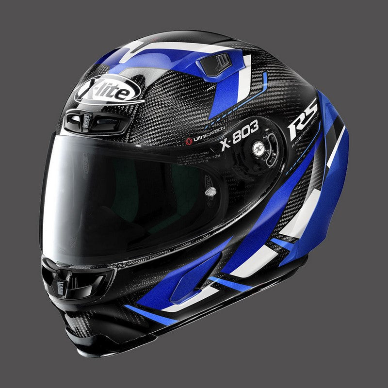 Nolan / ノーラン フルフェイスヘルメット X-lite X-803 Rs Ultra Carbon Motormaster ブルー | U8R000525053