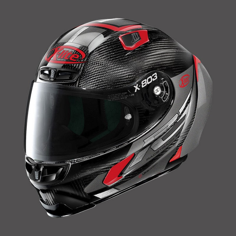 Nolan / ノーラン フルフェイスヘルメット X-lite X-803 Rs Ultra Carbon Skywarp レッド | U8R000539048