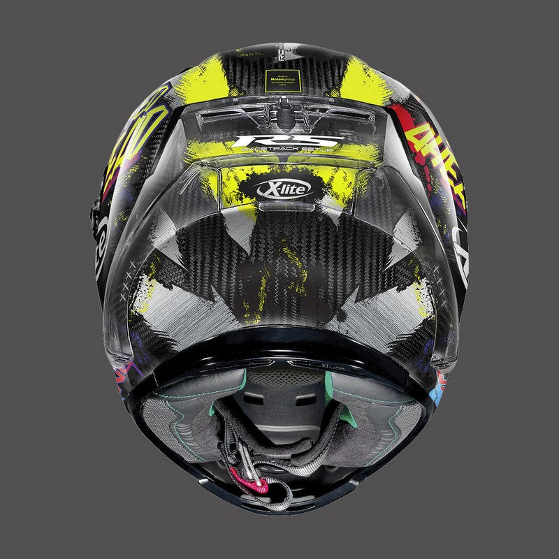 Nolan / ノーラン フルフェイスヘルメット X-lite X-803 Rs Ultra Carbon Holeshot ブラックイエロー | U8R000541034
