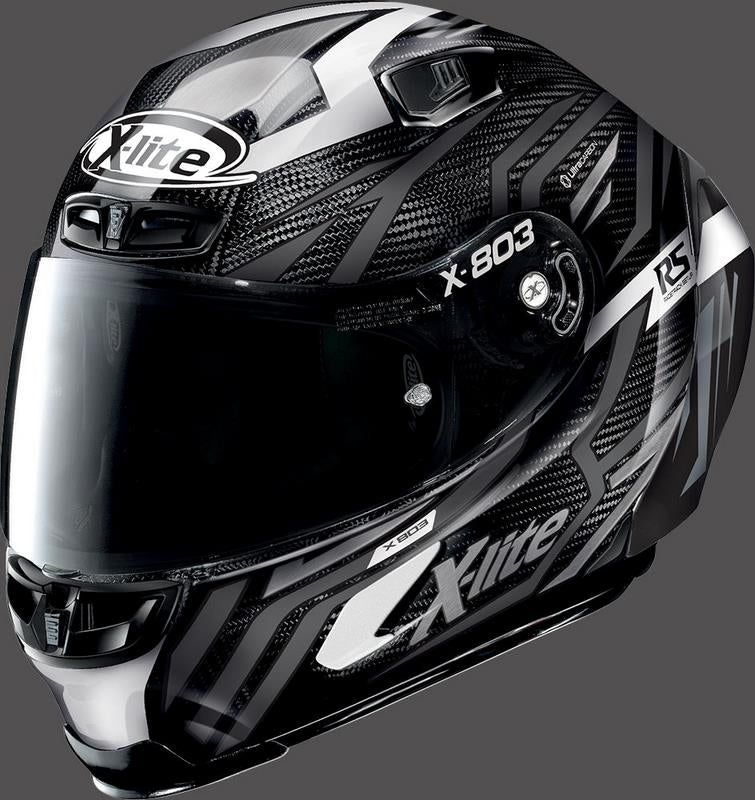 Nolan / ノーラン X-LITE Full Face Helmet X-803 RS DECEPTION Ultra Carbon Deception White | U8R000596077