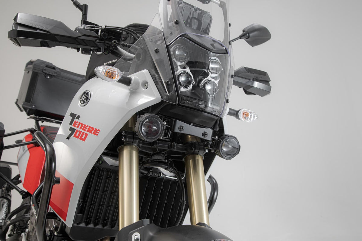 SW-MOTECH / SWモテック EVO Fernscheinwerfer-Kit Schwarz. Yamaha Ténéré 700 Modelle (19-24). | NSW.06.799.61000/B