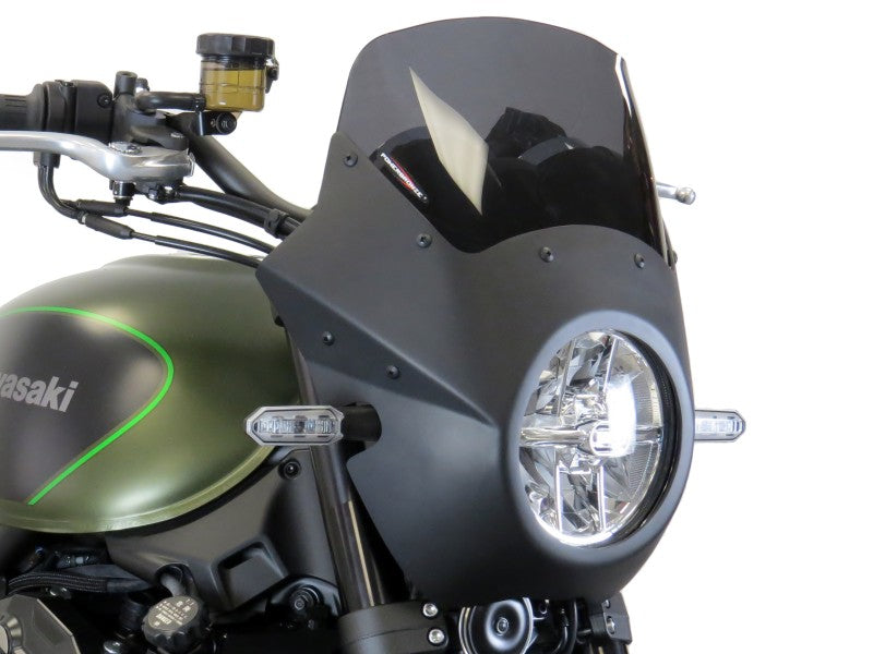 Powerbronze / パワーブロンズ フェアリング マットブラック KAWASAKI Z900RS 18-19 LANCER フェアリング | 100-K102-070