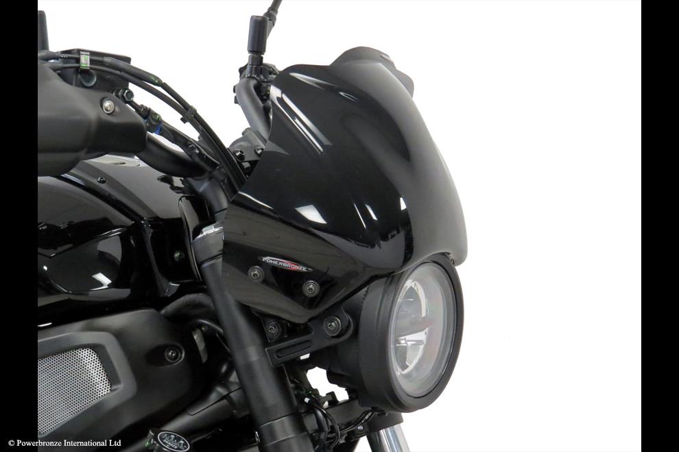 Powerbronze / パワーブロンズ Fairing for YAMAHA XSR700 22-23 TOMAHAWK FAIRING/BLACK | 100-Y104-003