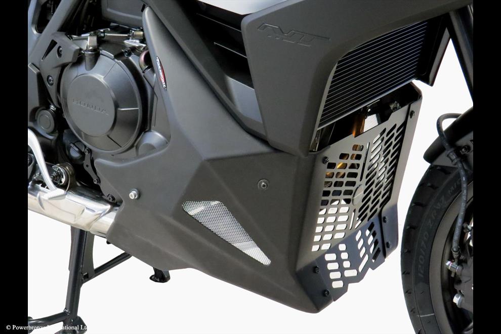 Powerbronze / パワーブロンズ Lowers for HONDA NT1100 22-23 (FOR NON-DCT MODEL)/MATT BLACK-SILVER MESH | 110-H108-670