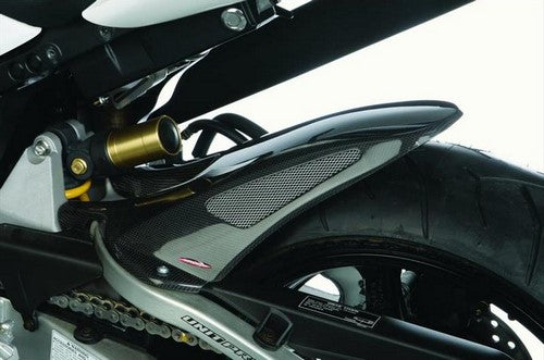 Powerbronze / パワーブロンズ リア ハガー HONDA CBR1000RR 04-07 カーボン ルック・シルバー メッシュ | 201-H103-680
