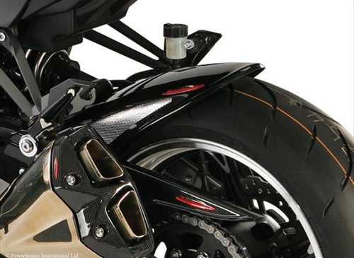 Powerbronze / パワーブロンズ リア ハガー KAWASAKI Z1000 10-11 ブラック・シルバー メッシュ | 201-K112-603