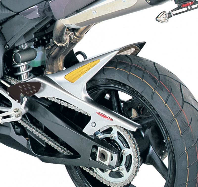 Powerbronze / パワーブロンズ リア ハガー YAMAHA YZF1000R1 04-06 カーボン ルック・シルバー メッシュ | 201-Y103-680
