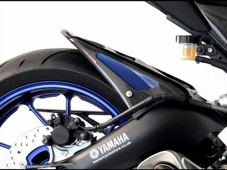 Powerbronze / パワーブロンズ ハガー カーボンルック-シルバーメッシュ YAMAHA MT-09 FZ-09 13-16 MT-09 TRACER FJ-09 TRACER 15-17 XSR900 16-19 | 201-Y106-680